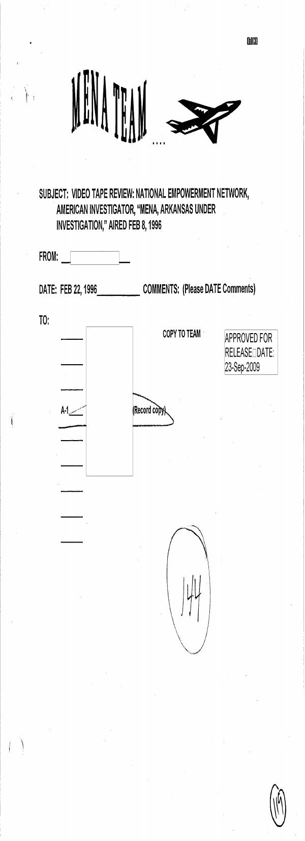 Page 1 preview of Video Tape Review: American Investigator, "Mena, Arkansas Under Investigation"