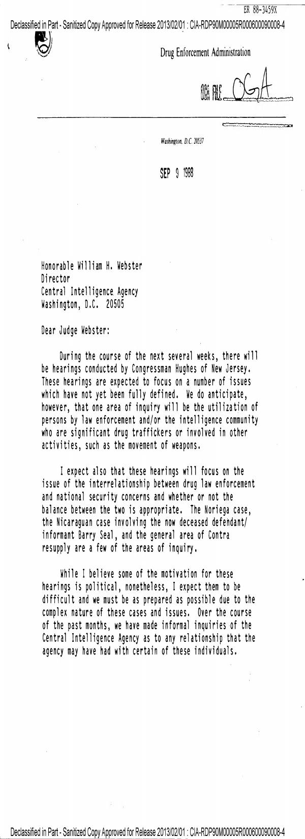 Page 1 preview of Letter to William H. Webster from John C. Lawn